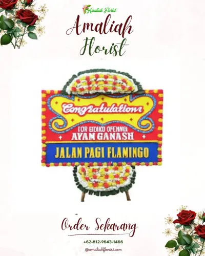 Bunga Papan Congratulation di Gentong
